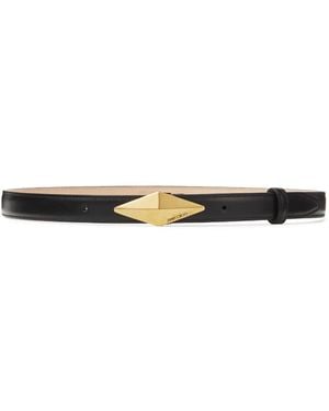 Jimmy Choo Cinturón Diamond - Blanco