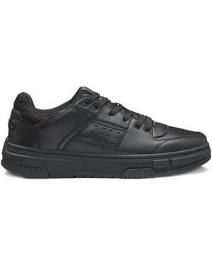 HUGO Sneakers Aus Leder - Schwarz