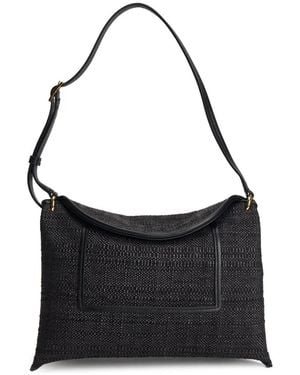 Wandler Penelope Woven Shoulder Bag - Black