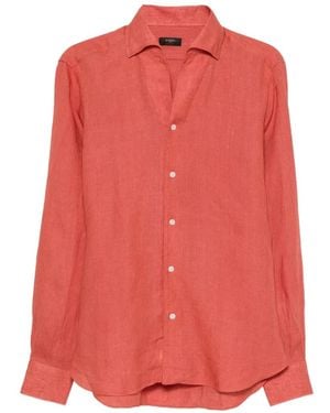 Barba Napoli Culto Long-Sleeves Shirt - Red