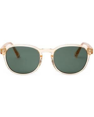 Messyweekend Ryan Square-Frame Sunglasses - Green