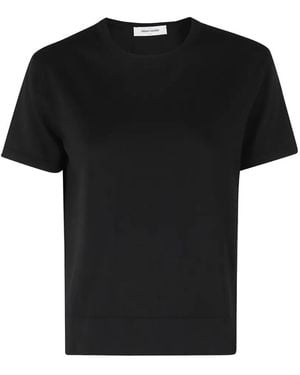 Gran Sasso Crew-Neck Short-Sleeve T-Shirt - Black