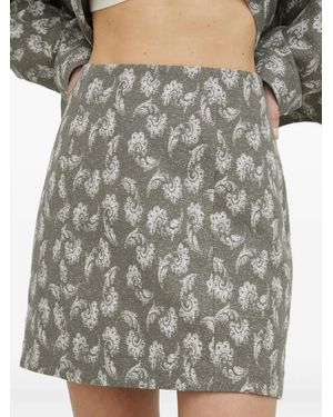 Samsøe & Samsøe Printed Mini Skirt - Gray