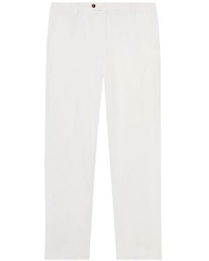 Brooks Brothers Stretch-Cotton Chino Trousers - White