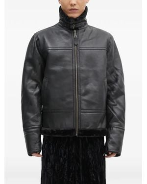 Alpha Industries Giacca A Collo Alto - Grigio