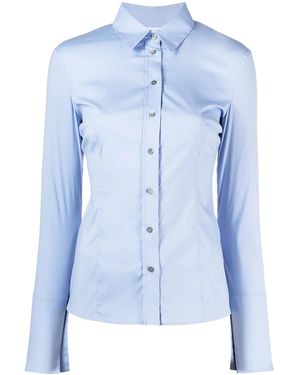 Patrizia Pepe Long-Sleeved Shirt - Blue