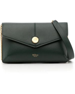 Mulberry Leather Cross Body Bag - Green