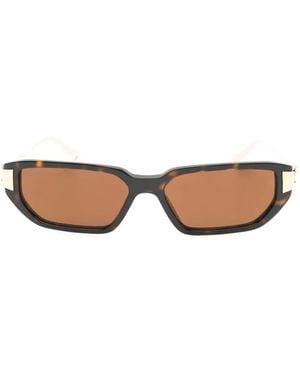 Cartier Panthère De Cartier Rectangle-Frame Sunglasses - White