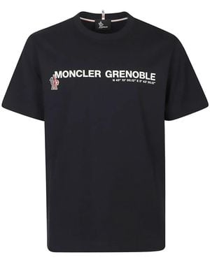 Moncler ロゴ Tシャツ - ブラック