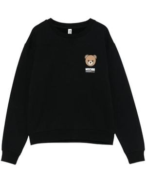 Moschino テディベア スウェットシャツ - ブラック