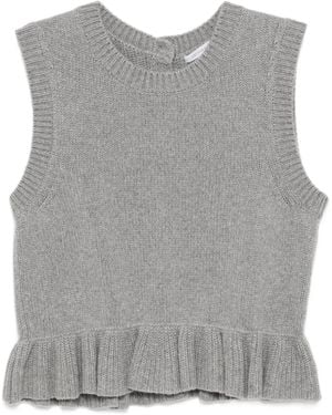 Cecilie Bahnsen Canotta Bill - Grigio