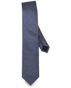 Corneliani Micro-Pattern Tie - Blue