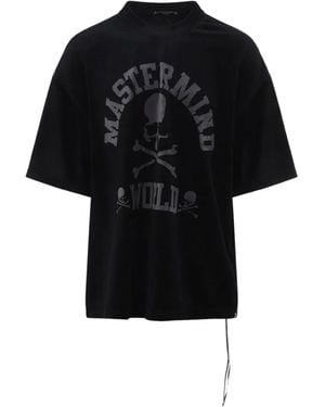 MASTERMIND WORLD T-Shirt À Logo Imprimé - Black