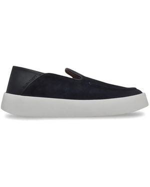 Neil Barrett Suede Leather Loafers - White