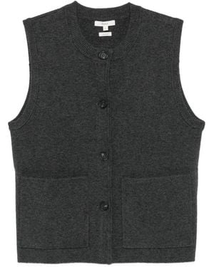 Yerse Gilet À Boutonnière - Black