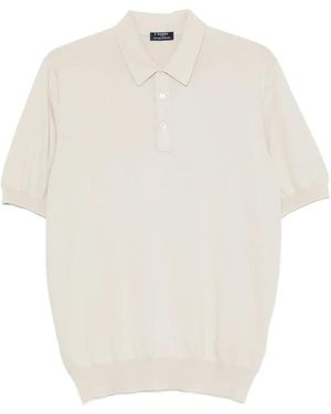 Barba Napoli Short-Sleeve Polo Shirt - White
