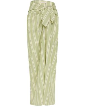 Faithfull the Brand Lomas Ombre Striped Pareo - White