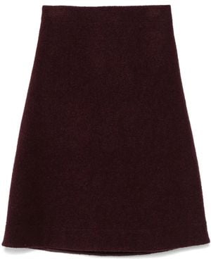 Jil Sander A-Line Midi Skirt - Purple