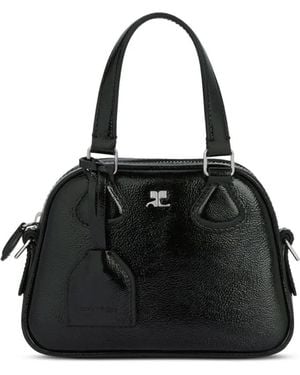 Courreges Ac スタッズ ハンドバッグ - ブラック