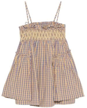 Damson Madder Lilo Mini Dress - Natural