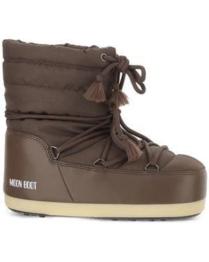 Moon Boot Evx Light Low Lace-Up Boots - Brown
