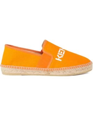 KENZO Logo-Detail Espadrilles - Orange