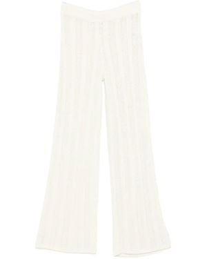 Bompard Elasticated-Waist Pants - White