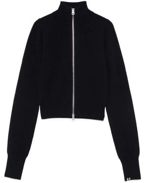 Extreme Cashmere ジップアップ カーディガン - ブラック