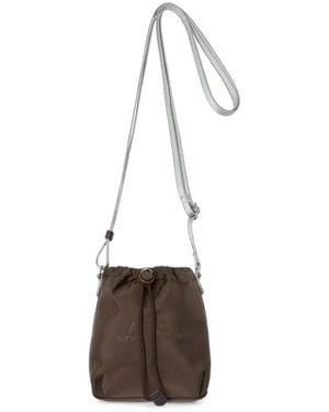 A.P.C. Backstage Drawstring Messenger Bag - White