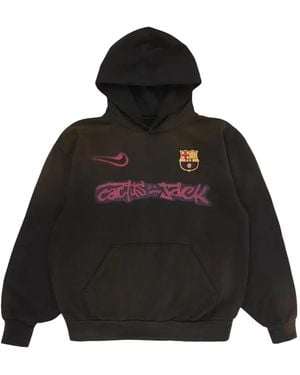 Travis Scott X Nike Logo Hoodie - Black