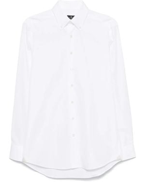 Etro Dual Fabric Button-Down Dress Shirt For - White