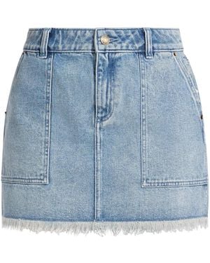 Michael Kors Denim Mini Skirt - Blue