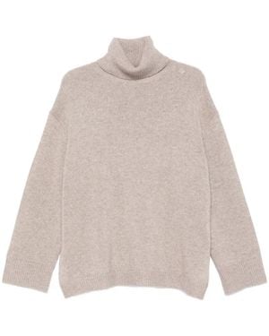 Allude Jersey Con Cuello Alto - Neutro
