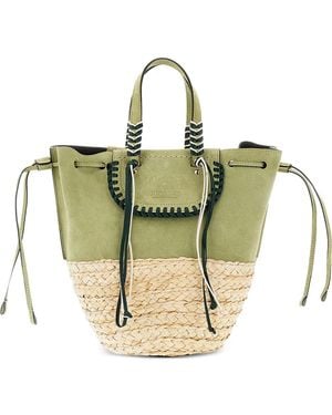 CUBA LAB Fringed-Detail Tote Bag - Metallic
