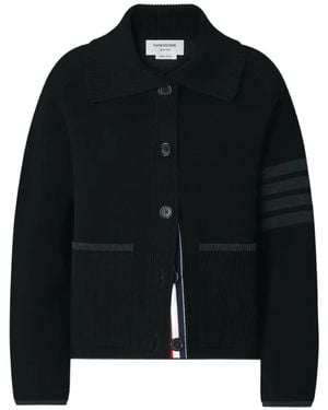 Thom Browne Patch-Pocket Jacket - Black