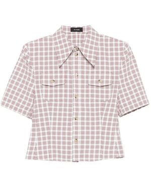 Willy Chavarria Check Pocket Shirt - Pink