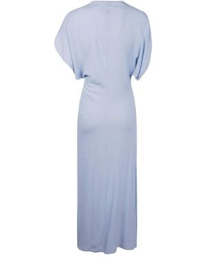 Semicouture Santiago Midikleid - Blau