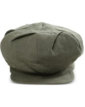 Yohji Yamamoto Pleated Newsboy Hat - Green