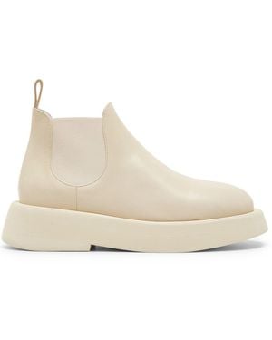 Marsèll Gommellone Beatles Leather Boots - Natural