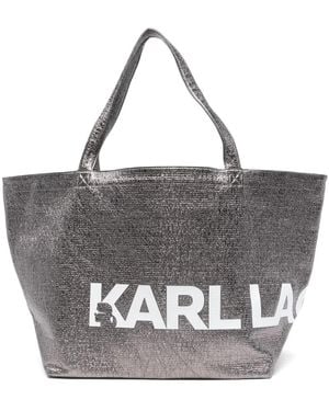 Karl Lagerfeld K Essential ハンドバッグ - グレー