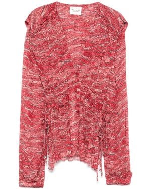Isabel Marant Axeline Blouse - Red
