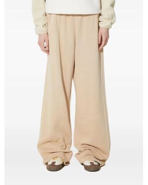 adidas Logo-Embroidered Track Pants - Natural