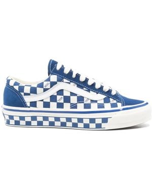 Vans Trainers Leather, Textile Fibres - Blue