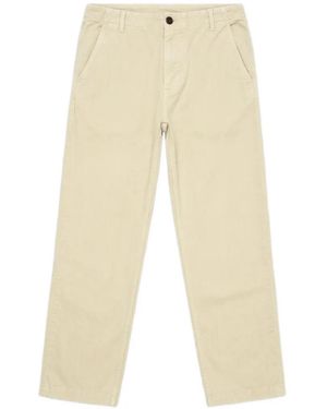 Fortela Hector Herringbone Trousers - White
