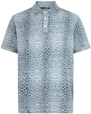 Roberto Cavalli Baby Jaguar Poloshirt - Blauw