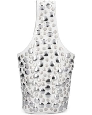 KHAITE Livia Stud-Embellishment Tote Bag - White