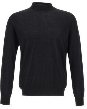 Kangra Semi-Mock Neck Sweater - Blue
