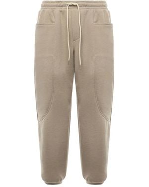 Giuliano Galiano Drawstring Track Trousers - Natural