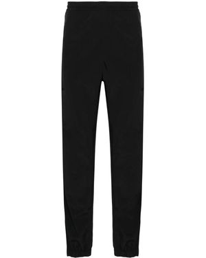 MSGM Pantaloni Affusolati Con Ricamo - Nero
