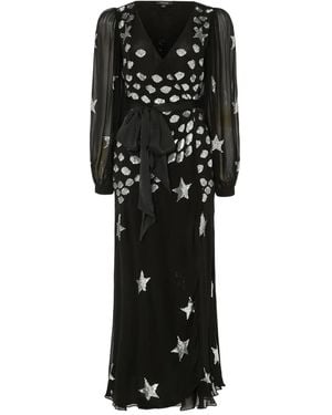 Temperley London Etoile スパンコール ラップドレス - ブラック